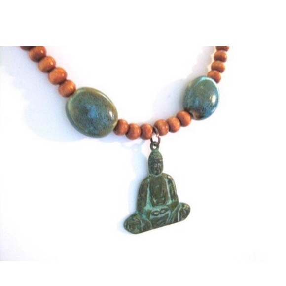 Meditating Buddha Necklace - Picture 1 of 5